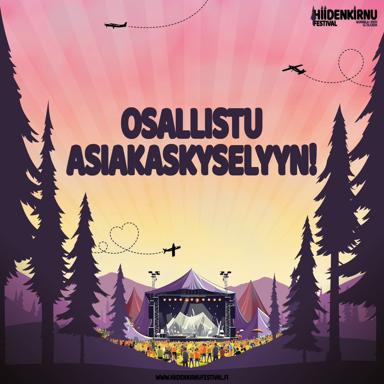 Osallistu asiakaskyselyyn!